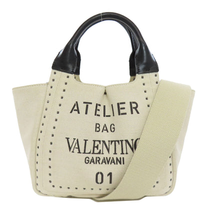 VALENTINO 2WAY Handbag Canvas Ladies [Used]