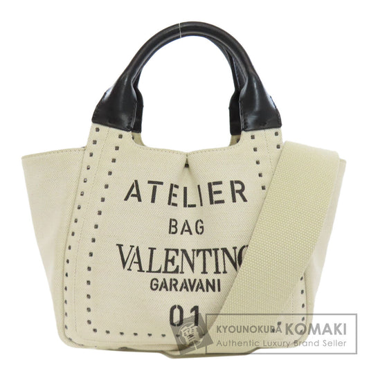 VALENTINO 2WAY Handbag Canvas Ladies [Used]