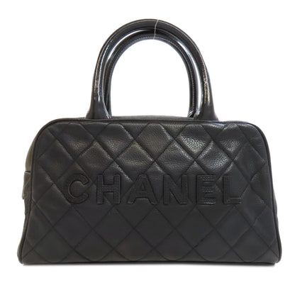 CHANEL   Handbag Matelasse SilverHardware Grained Calfskin Skin Ladies