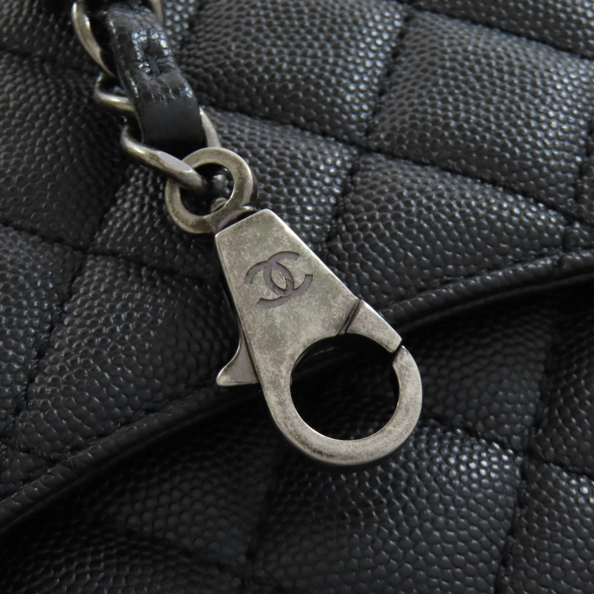 CHANEL   Handbag Coco Handle Matelasse SilverHardware 2WAY Grained Calfskin Skin Ladies