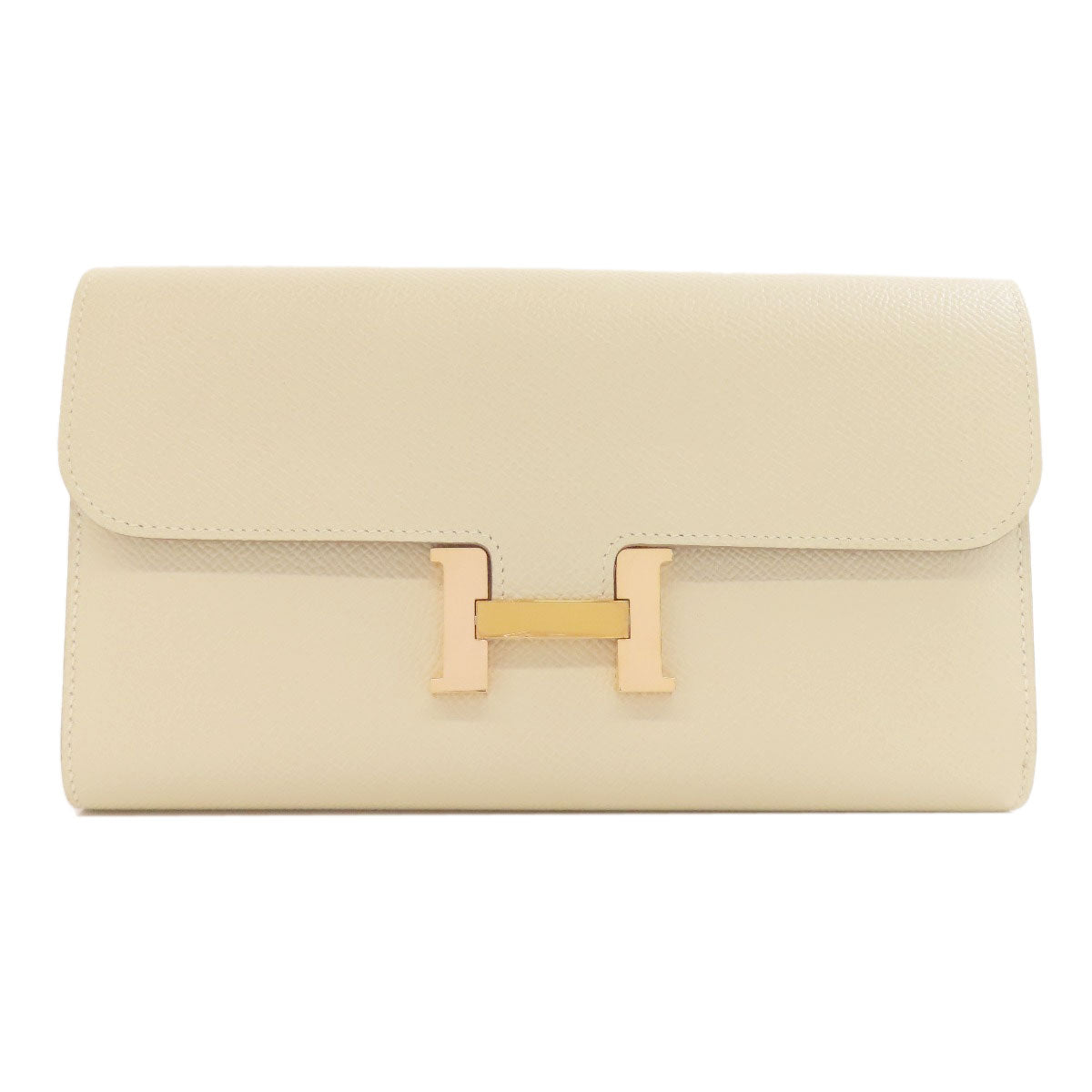 HERMES   Long wallet (with coin pocket) Constance Long Wallet GoldHardware Epsom Ladies