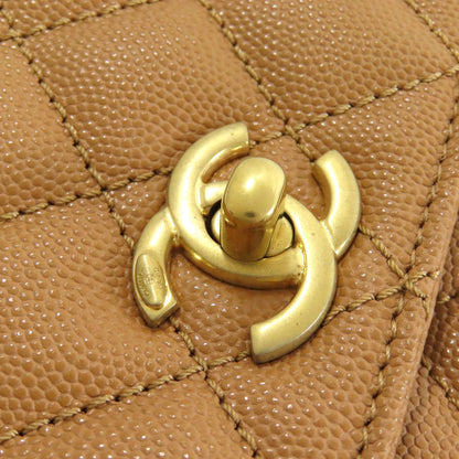 CHANEL   Handbag Coco Handle Matelasse GoldHardware 2WAY Grained Calfskin Skin Ladies