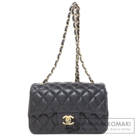 CHANEL Matelasse GoldHardware Shoulder Bag Lambskin Ladies [Used]