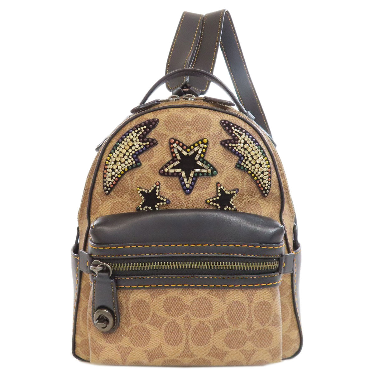 COACH  31632 Backpack Â· Daypack Rainbow Crystal Signature PVC LeatherLadies