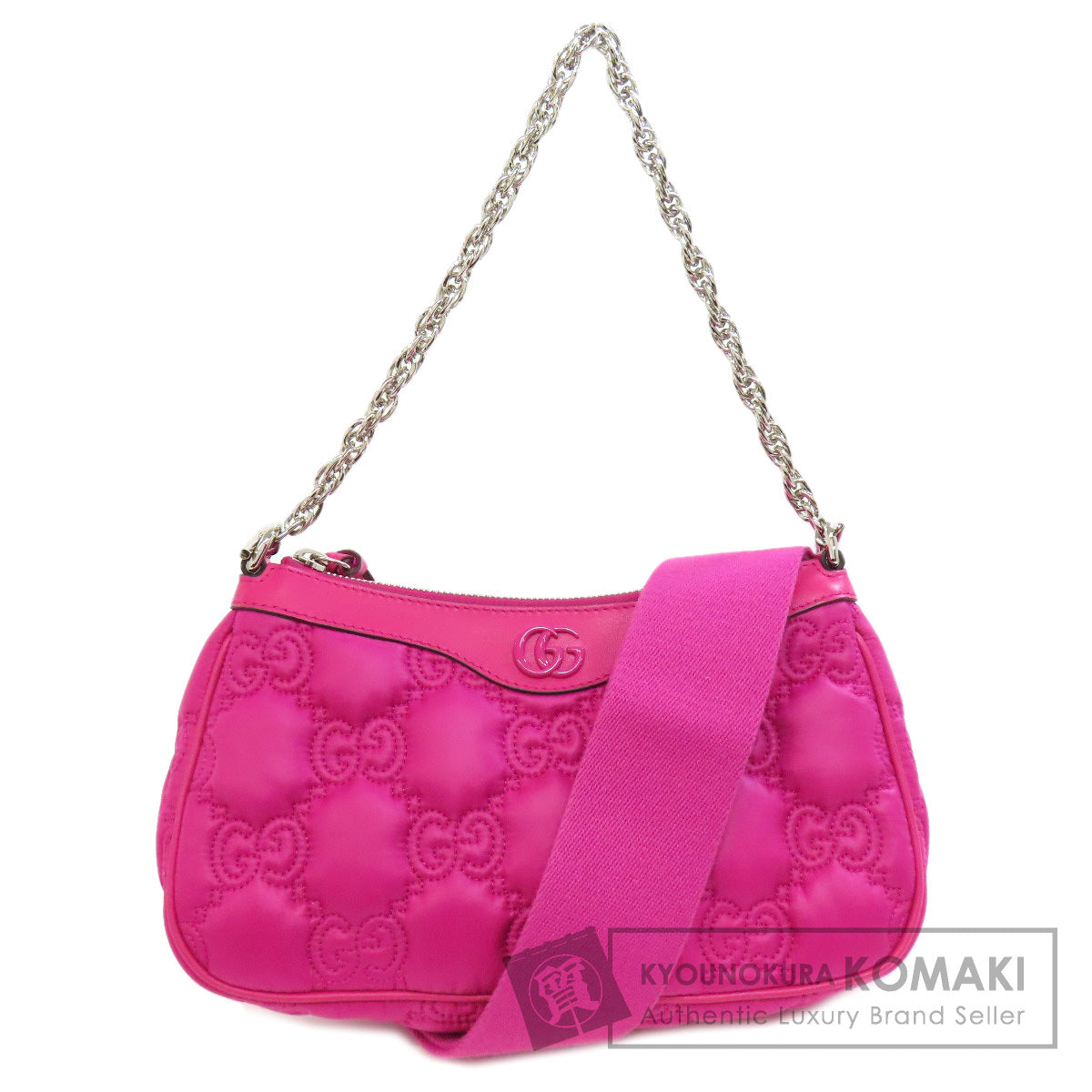 GUCCI 735049 GG Matelasse 2WAY Handbag Nylon Ladies [Used]