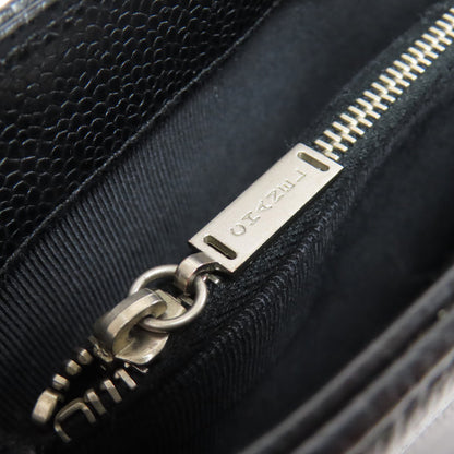 CHANEL COCO Mark Handbag Grained Calfskin Skin Ladies [Used]