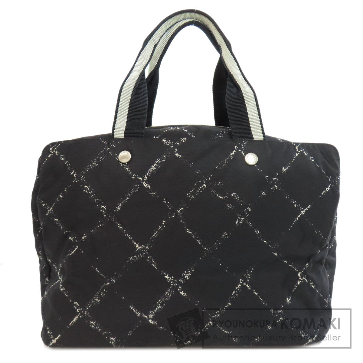 CHANEL   Boston bag Travel line Nylon Ladies