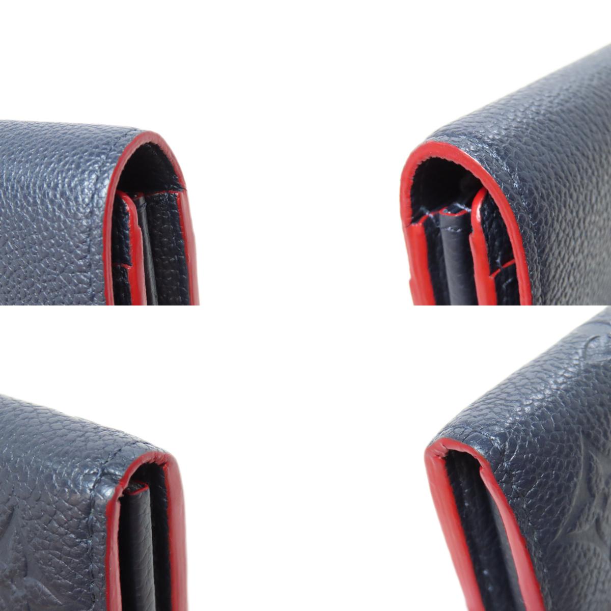 LOUIS VUITTON M62125 Portefeiulle Â· Sarah Long wallet (with coin pocket) Empreinte Ladies [Used]