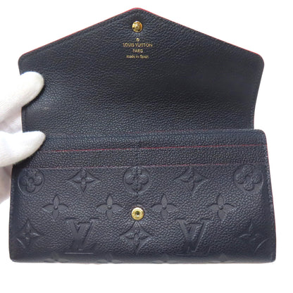 LOUIS VUITTON  M62125 Long wallet (with coin pocket) Portefeiulle Â· Sarah Empreinte Ladies