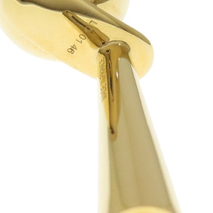 HERMES Shifure Pendant top Gold Plated Ladies [Used]