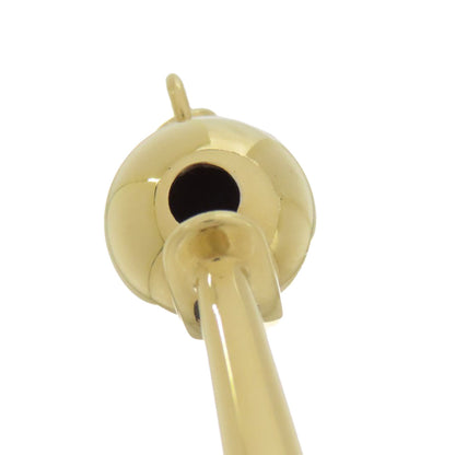 HERMES Shifure Pendant top Gold Plated Ladies [Used]