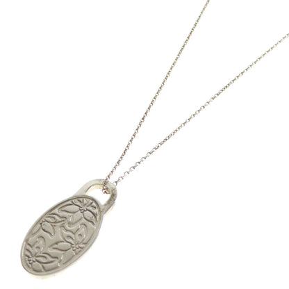 TIFFANY&Co. GO WOMEN Japanese iris Necklace Silver Ladies [Used]