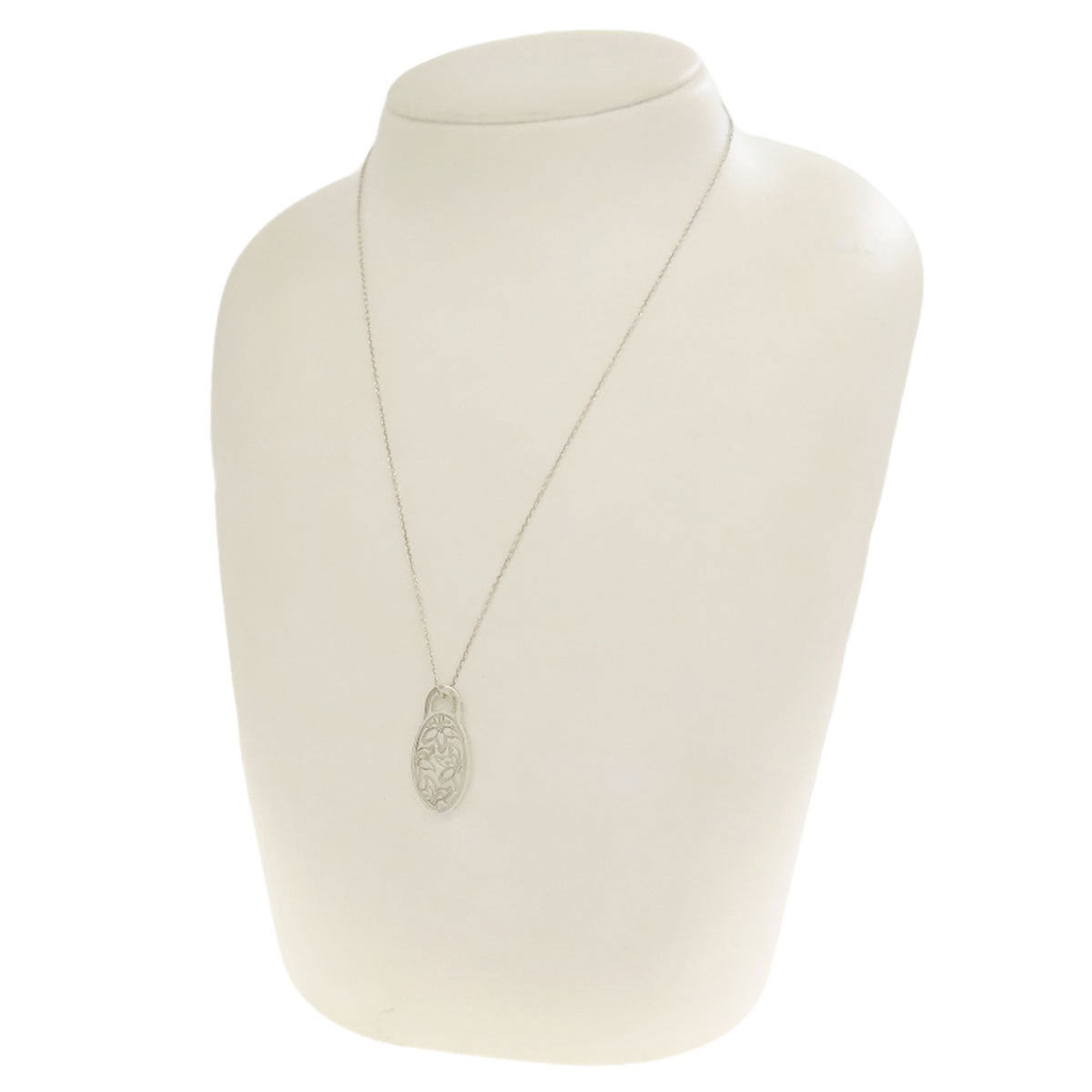 TIFFANY&Co. GO WOMEN Japanese iris Necklace Silver Ladies [Used]