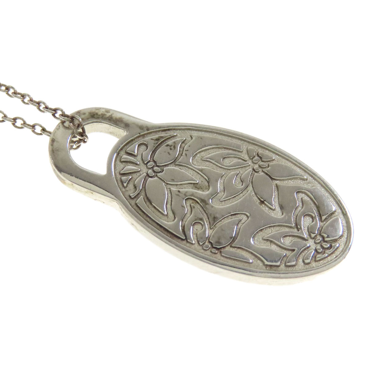 TIFFANY&Co. GO WOMEN Japanese iris Necklace Silver Ladies [Used]
