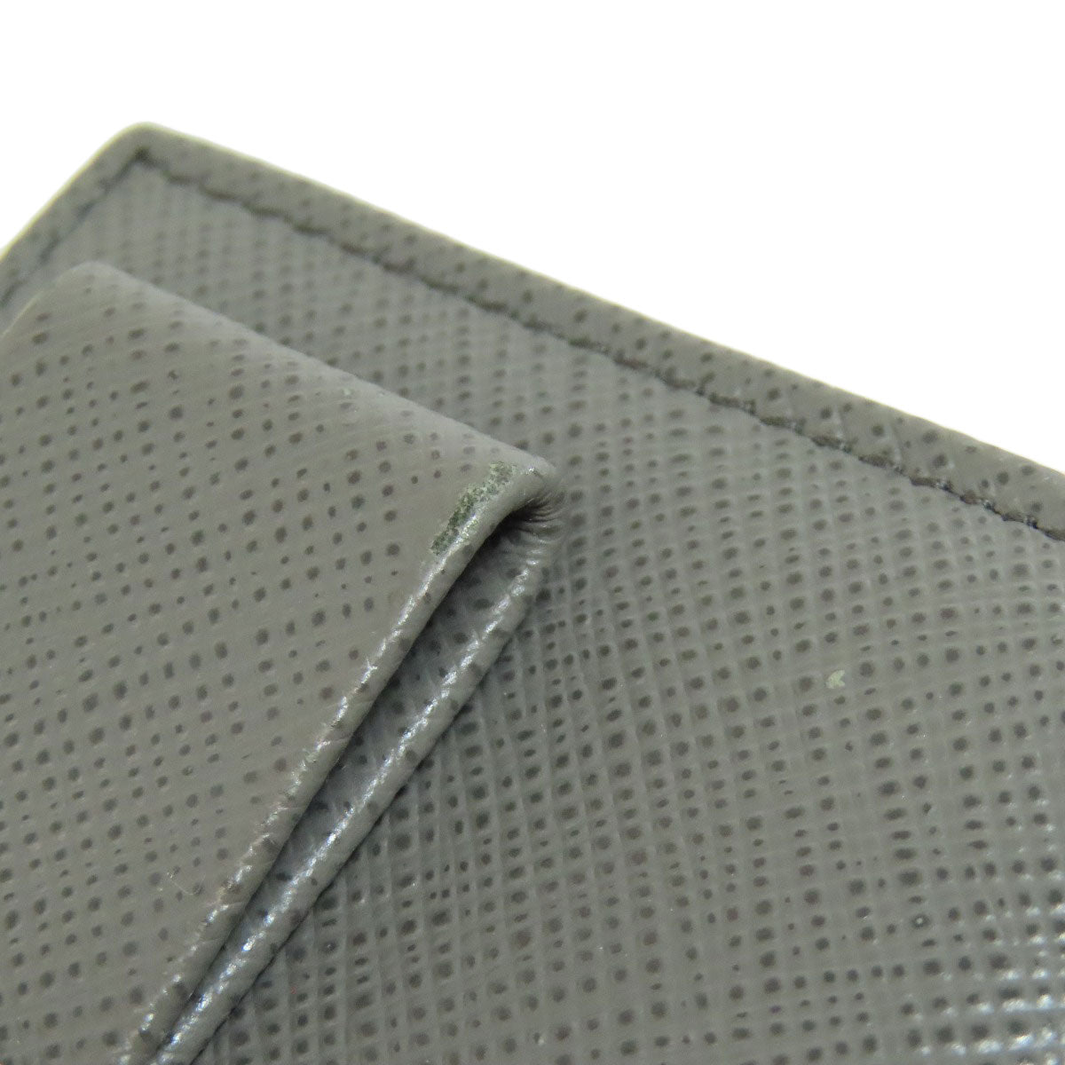 PRADA Fiocco Card Case Safiano Ladies [Used]