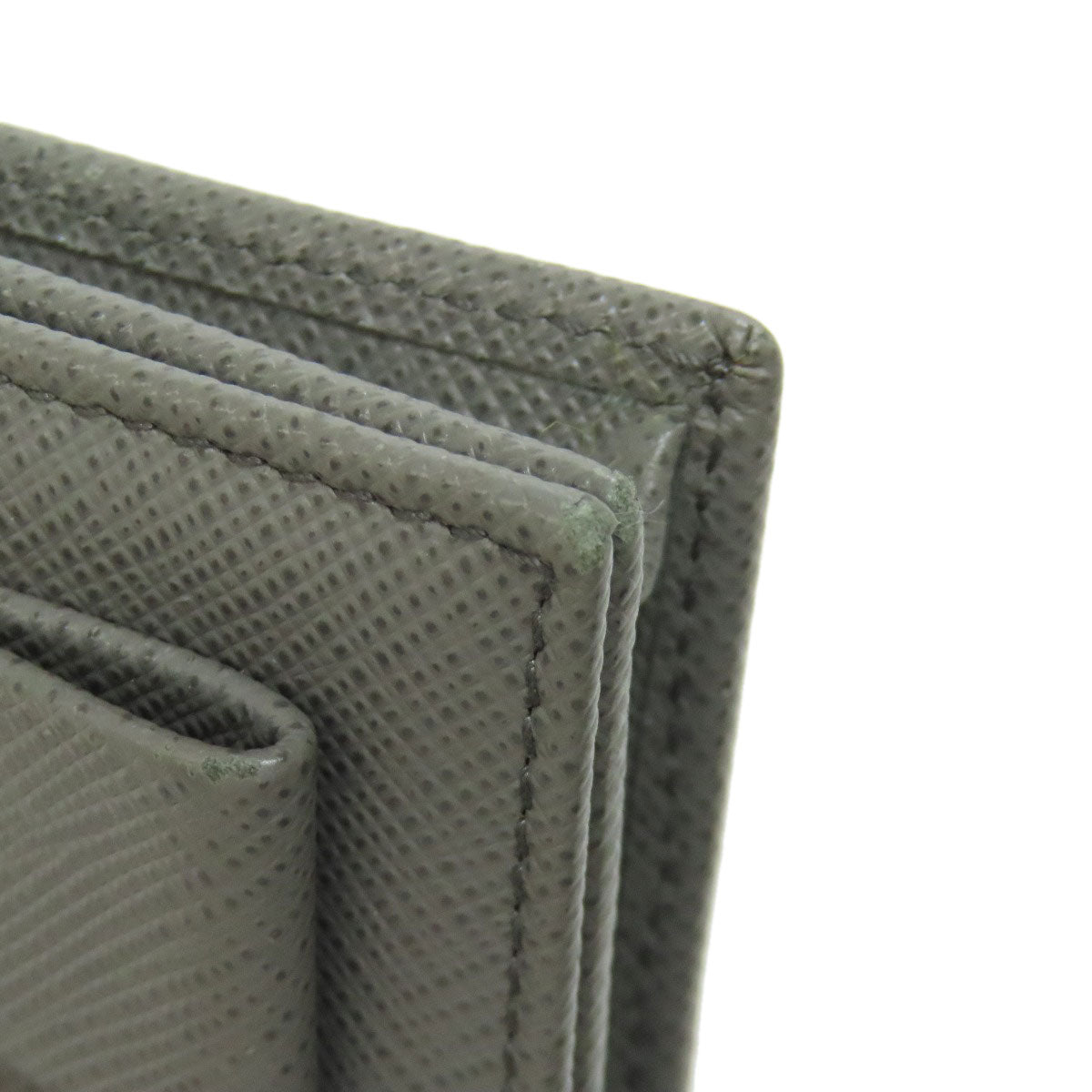 PRADA Fiocco Card Case Safiano Ladies [Used]