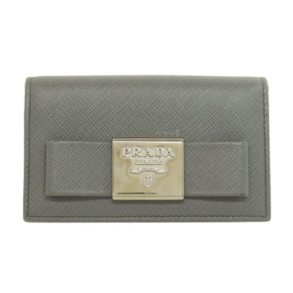 PRADA Fiocco Card Case Safiano Ladies [Used]