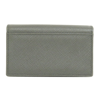 PRADA Fiocco Card Case Safiano Ladies [Used]