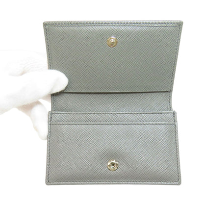 PRADA Fiocco Card Case Safiano Ladies [Used]