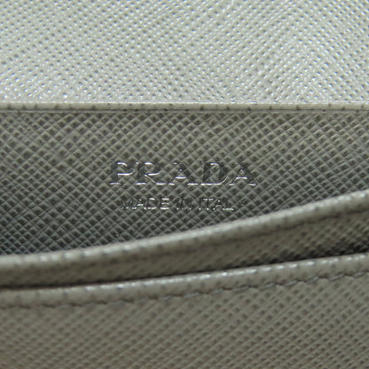 PRADA Fiocco Card Case Safiano Ladies [Used]