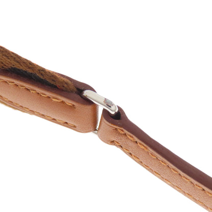 HERMES sangre flipper ball Shoulder strap Canvas Ladies [Used]