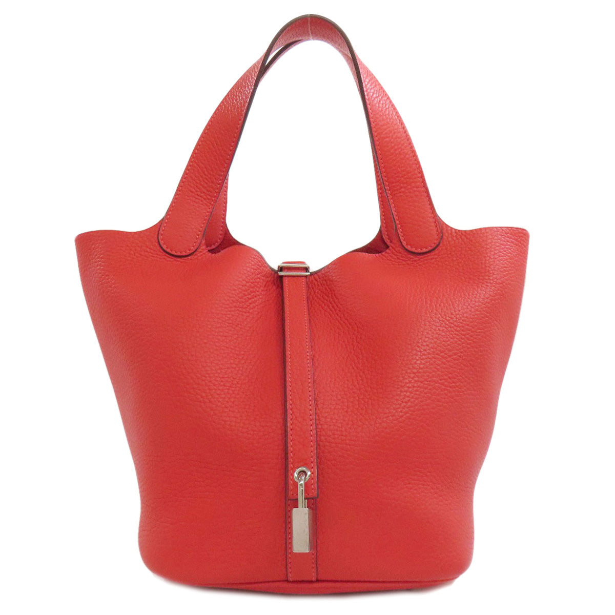HERMES Picotin Lock MM SilverHardware Handbag Taurillon Clemence Ladies [Used]