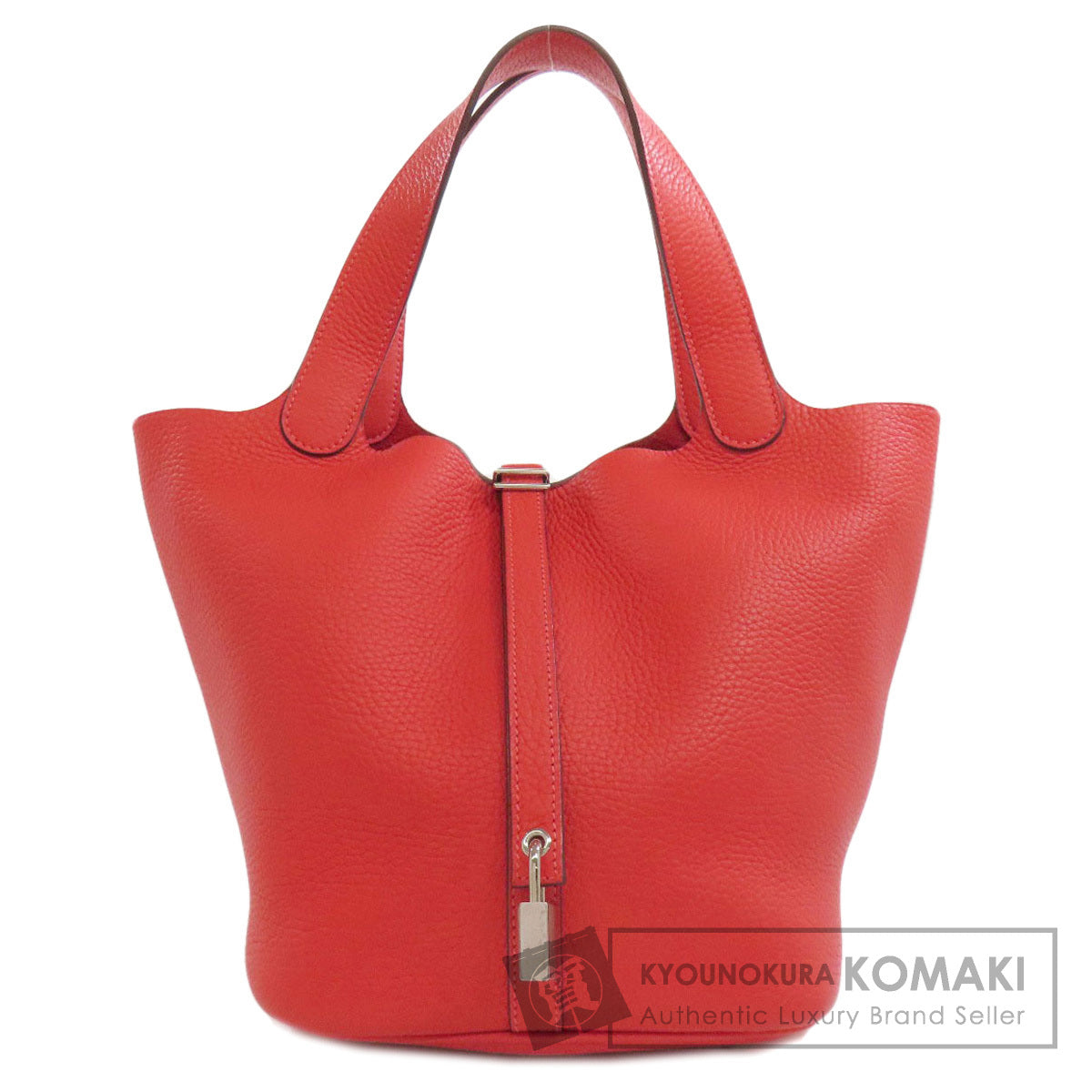 HERMES Picotin Lock MM SilverHardware Handbag Taurillon Clemence Ladies [Used]