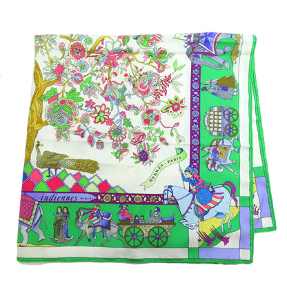 HERMES   Scarf Carre90 Dazzling India Silk Ladies