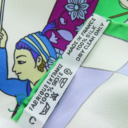 HERMES   Scarf Carre90 Dazzling India Silk Ladies