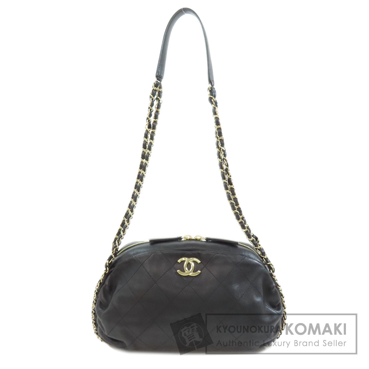 CHANEL Matelasse GoldHardware Shoulder Bag Lambskin Ladies [Used]
