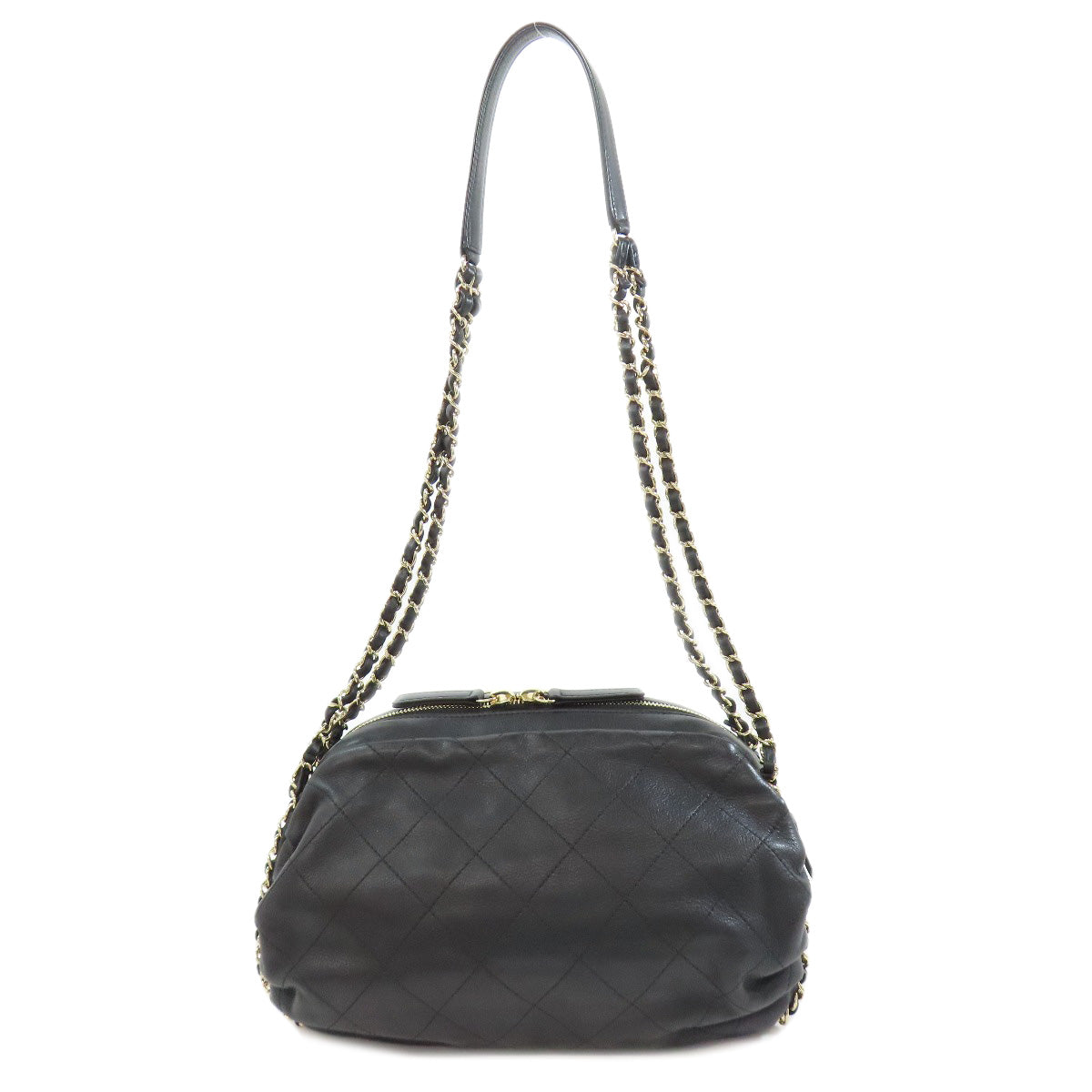 CHANEL Matelasse GoldHardware Shoulder Bag Lambskin Ladies [Used]