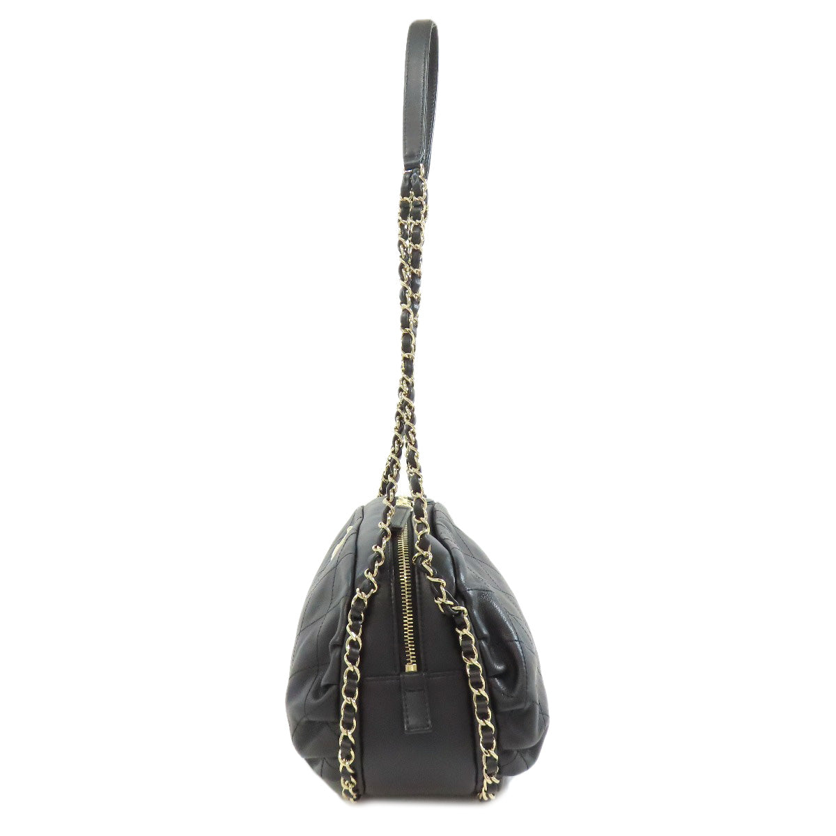 CHANEL Matelasse GoldHardware Shoulder Bag Lambskin Ladies [Used]