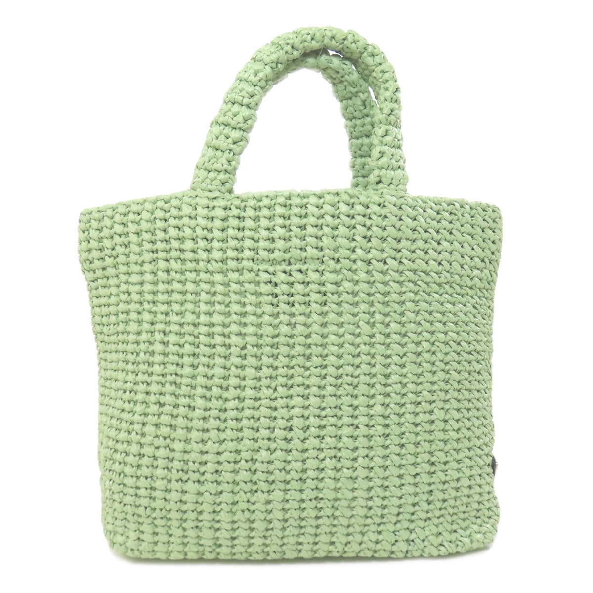 PRADA 1BG422 Small Crochet Handbag Raffia Ladies [Used]