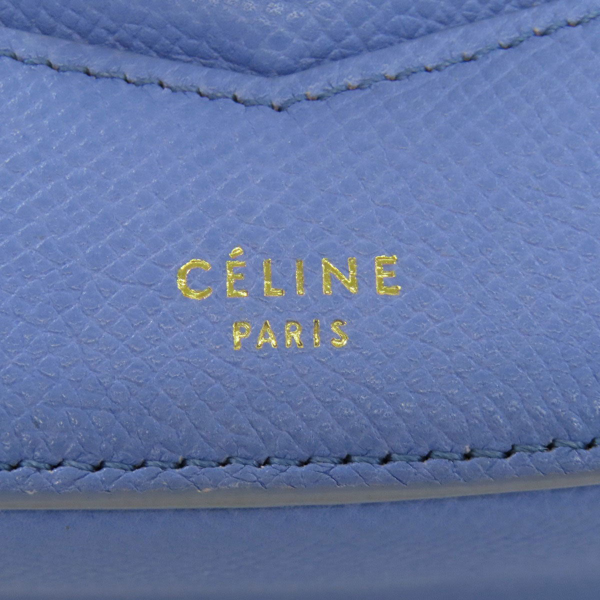 CELINE logo Shoulder Bag Calf Ladies [Used]
