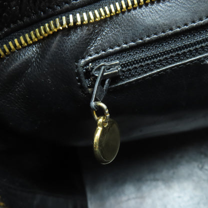 CHANEL Medallion GoldHardware Tote Bag Grained Calfskin Skin Ladies [Used]