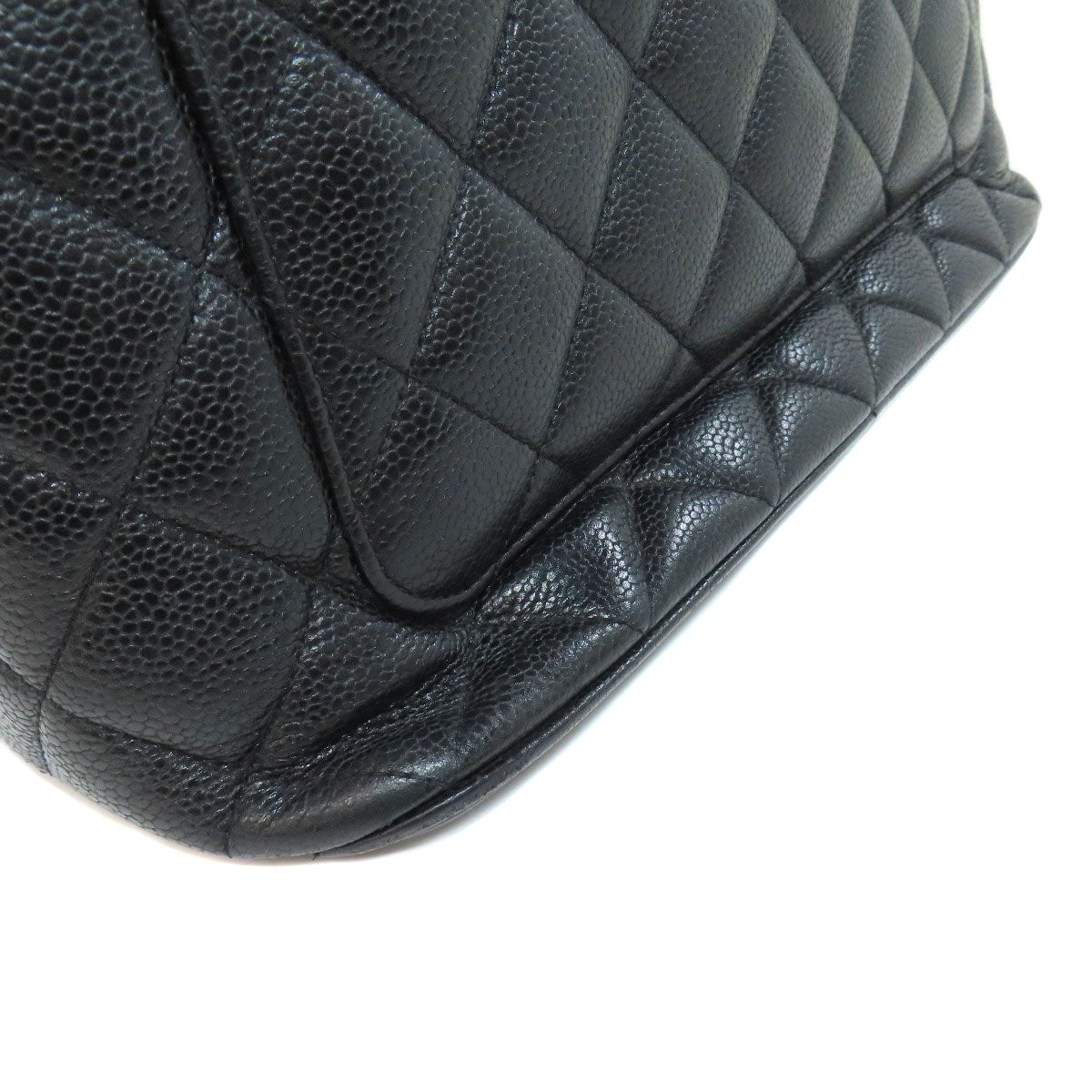 CHANEL Medallion GoldHardware Tote Bag Grained Calfskin Skin Ladies [Used]