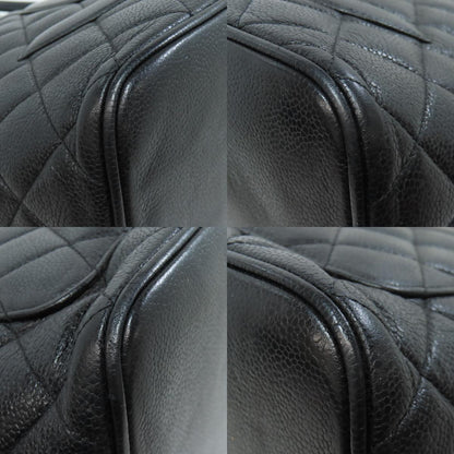 CHANEL Medallion GoldHardware Tote Bag Grained Calfskin Skin Ladies [Used]