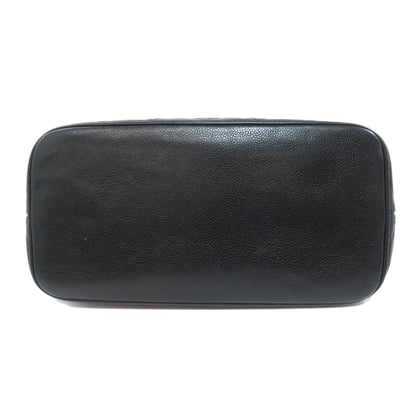 CHANEL Medallion GoldHardware Tote Bag Grained Calfskin Skin Ladies [Used]