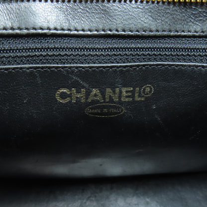 CHANEL Medallion GoldHardware Tote Bag Grained Calfskin Skin Ladies [Used]