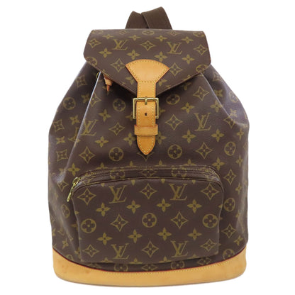 LOUIS VUITTON  M51135 Backpack Â· Daypack MontsourisGM Monogram canvas Ladies