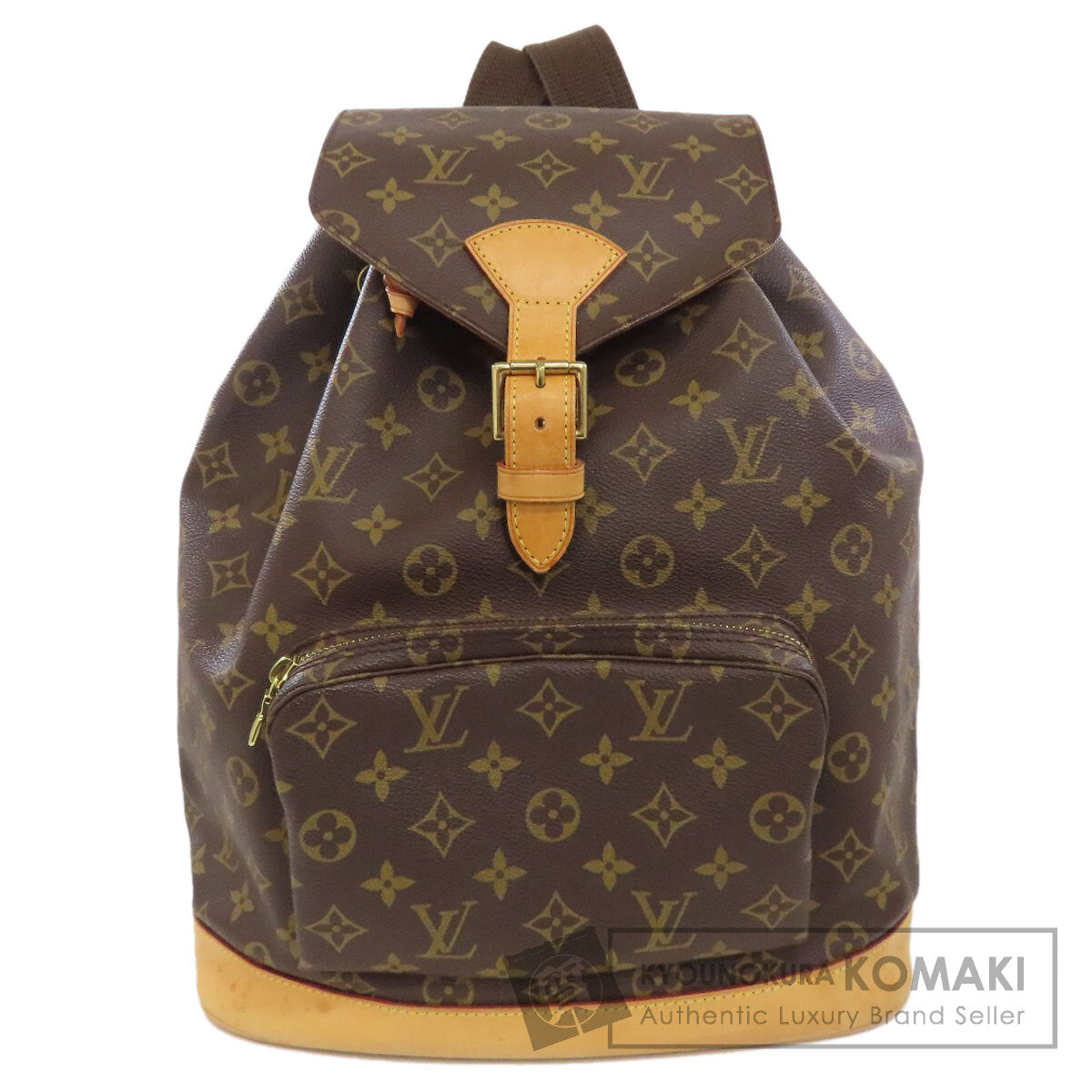 LOUIS VUITTON  M51135 Backpack Â· Daypack MontsourisGM Monogram canvas Ladies