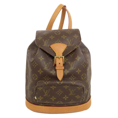 LOUIS VUITTON  M51136 Backpack Â· Daypack MontsourisMM Monogram canvas Ladies