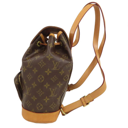 LOUIS VUITTON  M51136 Backpack Â· Daypack MontsourisMM Monogram canvas Ladies