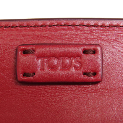 TODS Double T 2WAY Handbag Leather Ladies [Used]