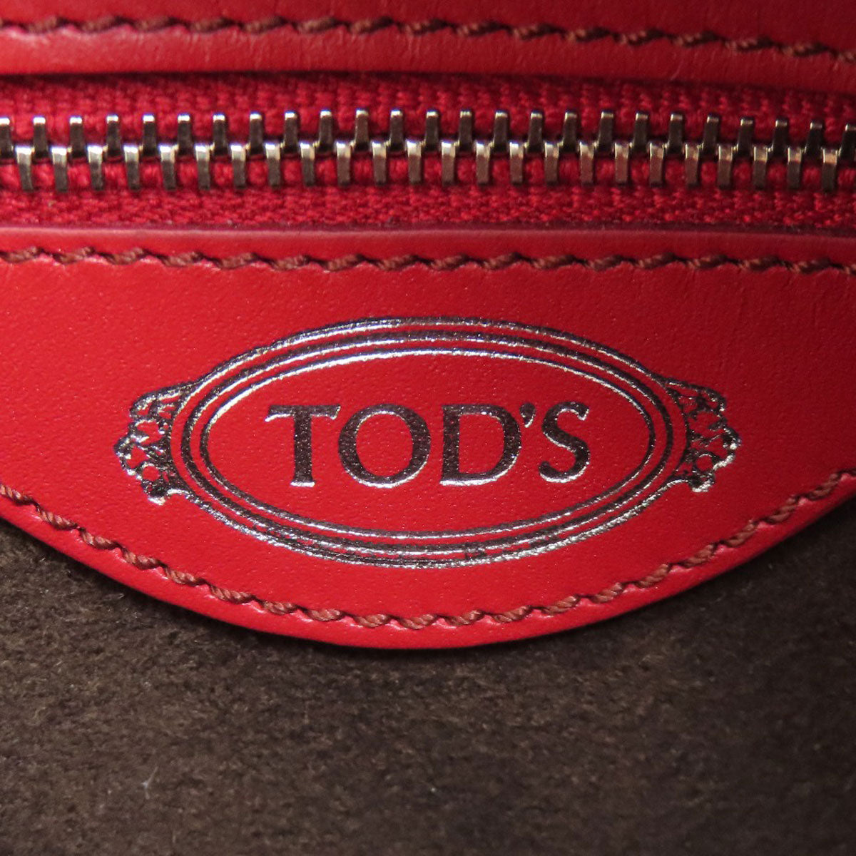 TODS Double T 2WAY Handbag Leather Ladies [Used]