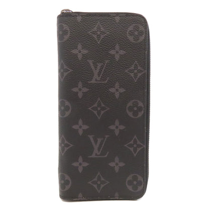 LOUIS VUITTON  M62295 Long wallet (with coin pocket) Zippy wallet ã» Vertical Monogram Eclipse Ladies