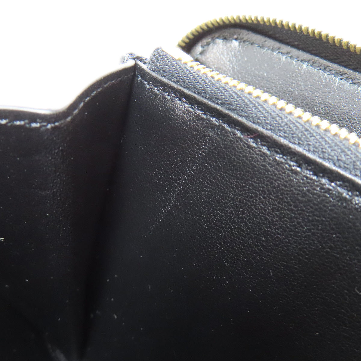 CELINE Zip Around Long wallet (with coin pocket) Leather Ladies [Used]