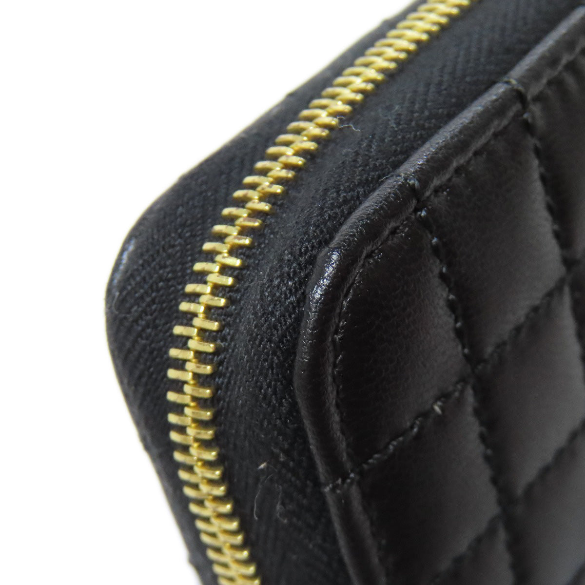 CELINE Zip Around Long wallet (with coin pocket) Leather Ladies [Used]