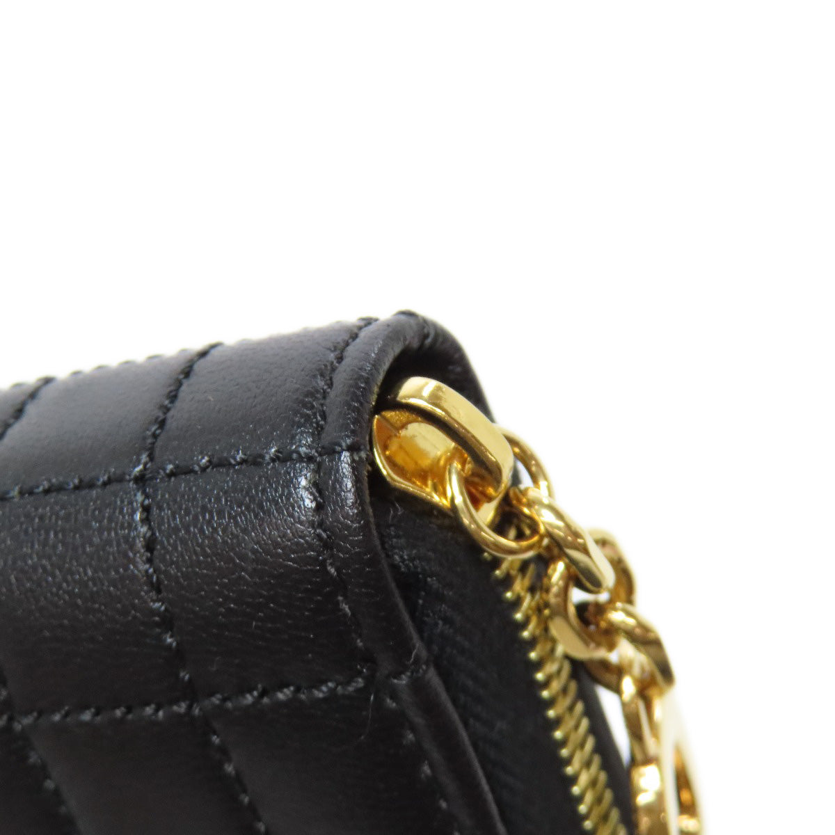 CELINE Zip Around Long wallet (with coin pocket) Leather Ladies [Used]