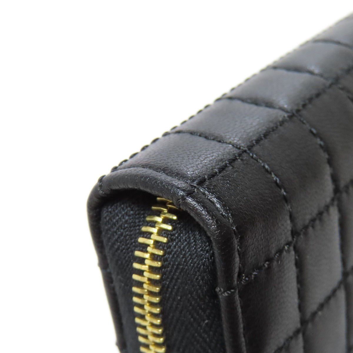 CELINE Zip Around Long wallet (with coin pocket) Leather Ladies [Used]